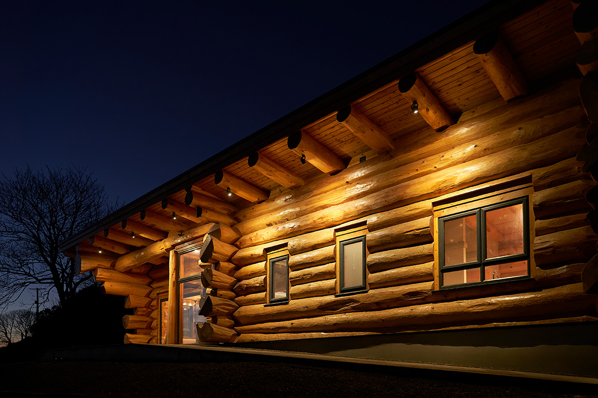 Log Cabin with access ramp