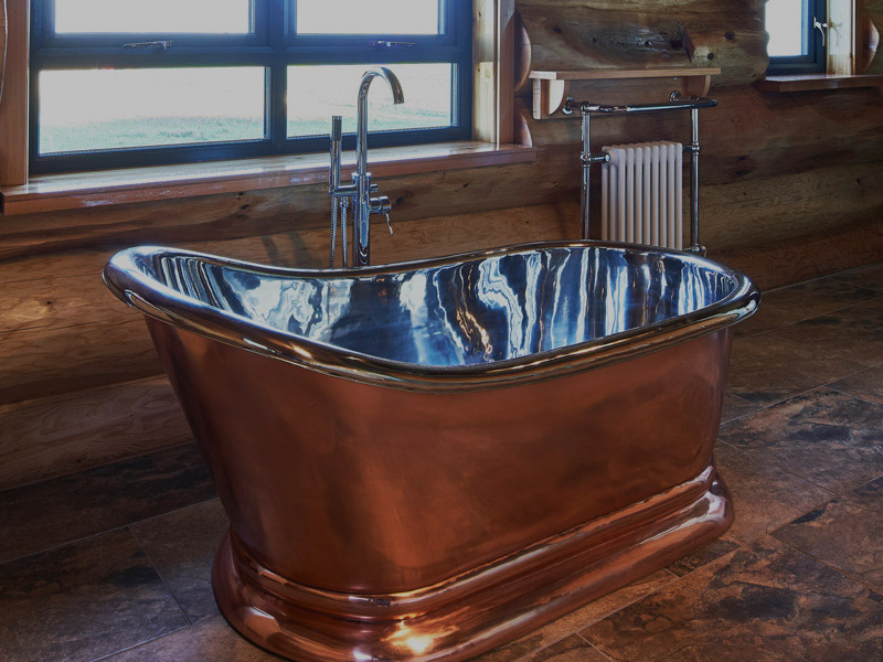 luxury copper bath
