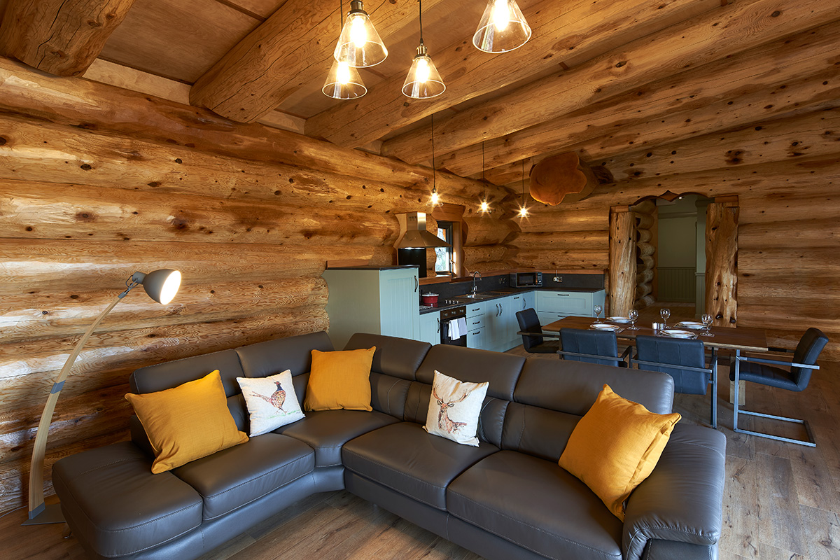 Spacious cabin lounge